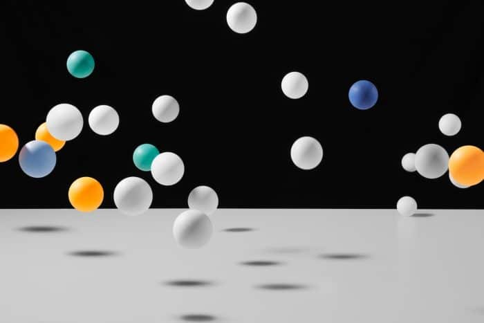 Tournoi de ping pong 1 assorted-color bubbles illustration