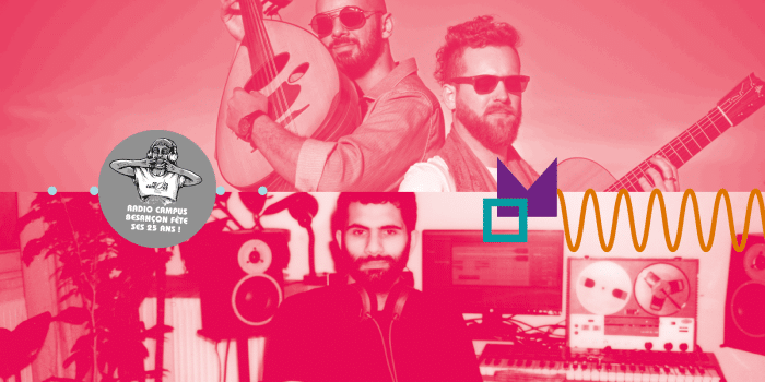 25 ans de Radio Campus Besançon : Brice & Atef + Symo Reyn 1 2CI BriceAtefSYmo2