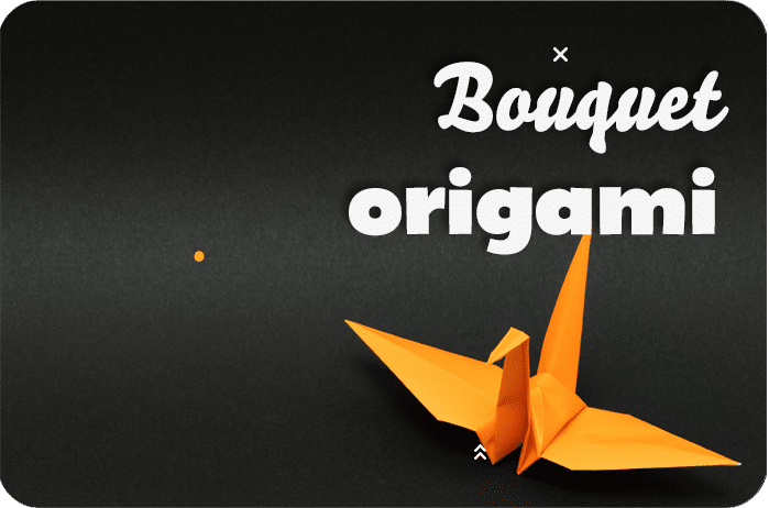 bouquet origami