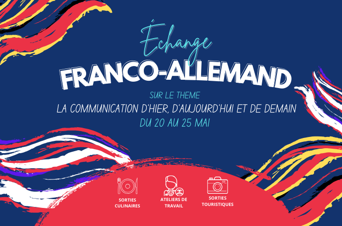 Échange franco-allemand 1 Affiche A3 sans partenaire 2