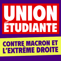 union etudiante contre macron et lextreme droite