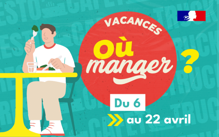 Gabarit Vignette Site Web Vacances printemps Restau