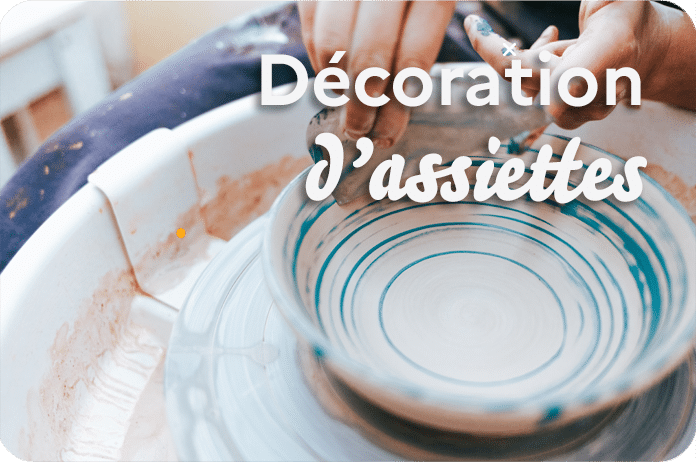 Atelier décoration d&rsquo;assiette